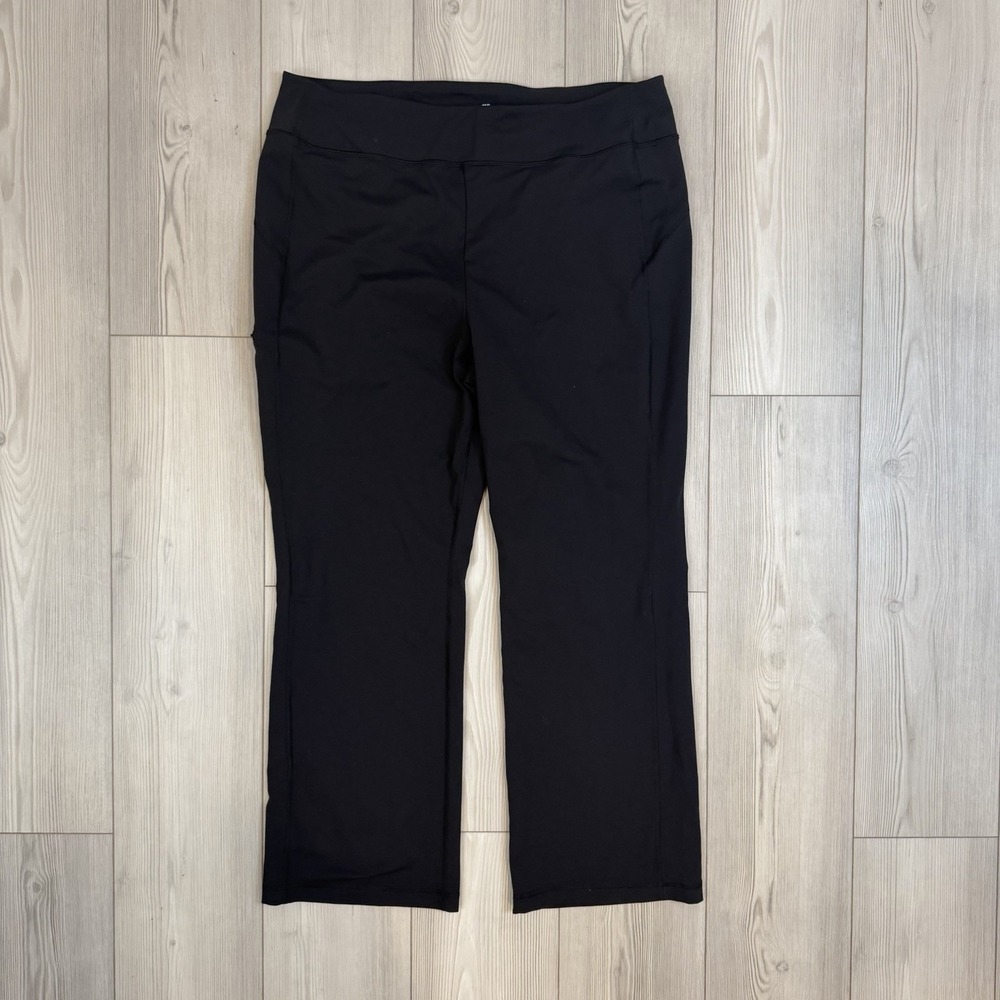 Duluth Trading Co NoGA Classic Bootcut Pants Black‎ 15771 Women's Size XL 29